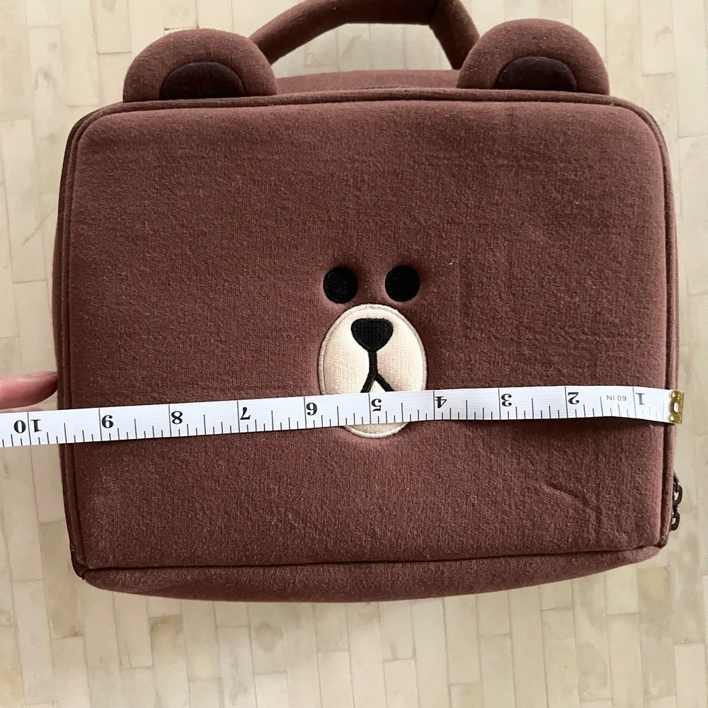 Line friends Brown Bear cosmetic Bag